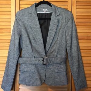 Grey/black speckled blazer